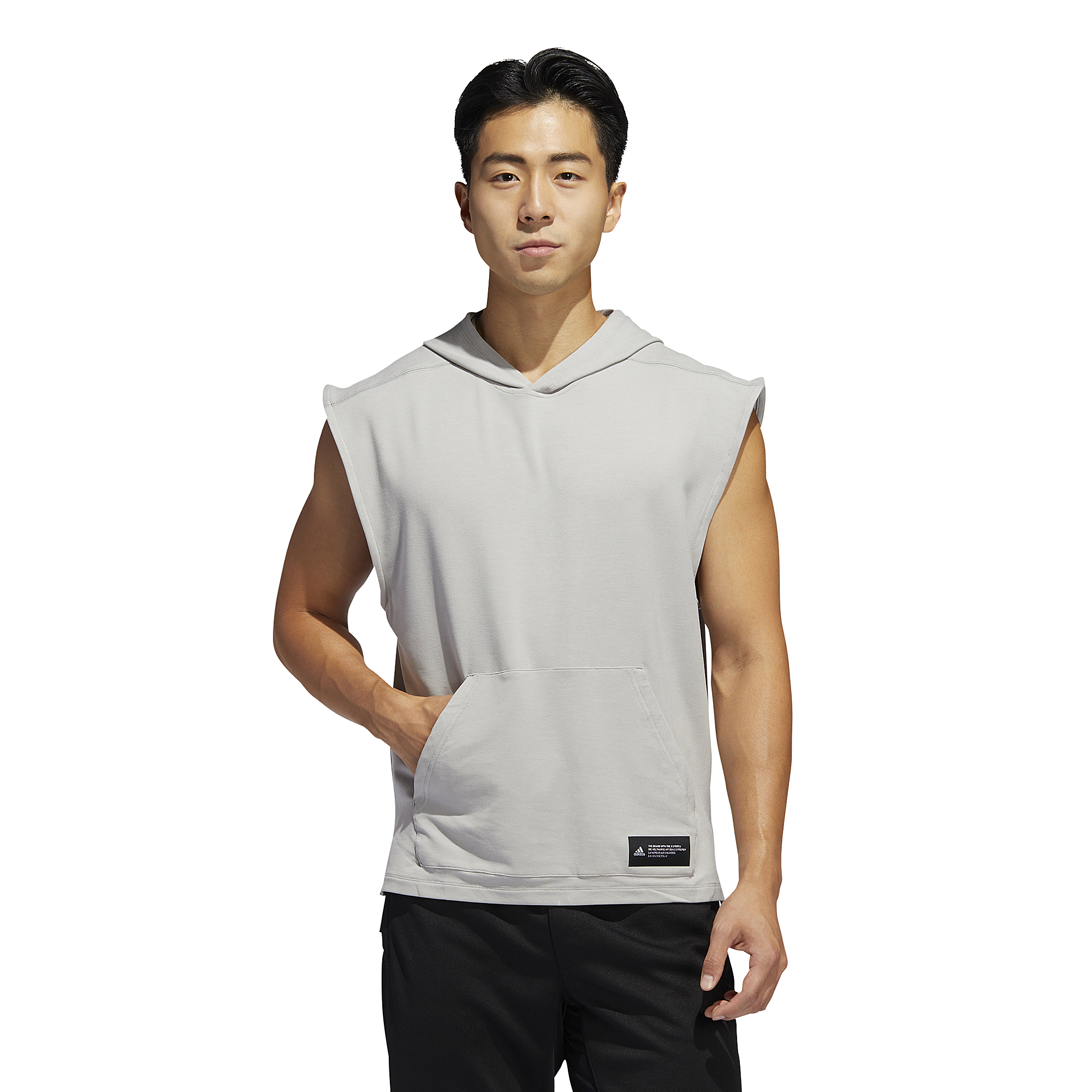 adidas sleeveless hoodie