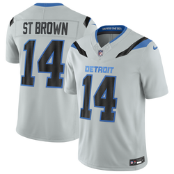 Men's - Nike Lions NFL Rival AB14 Limit Jersey - Silver