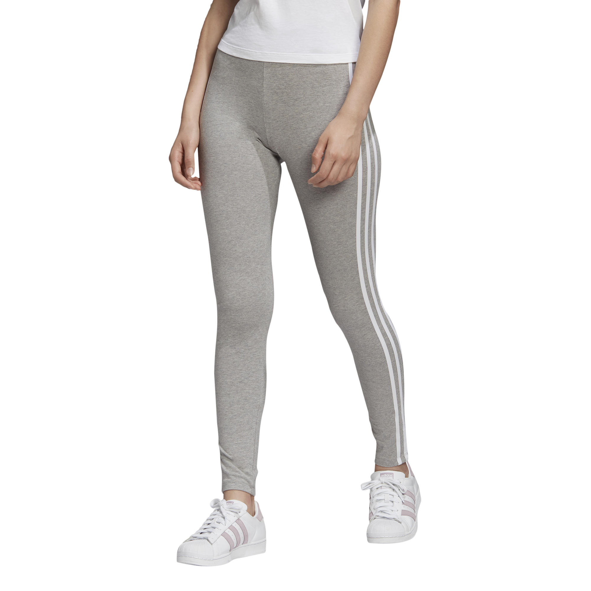 red and white adidas leggings