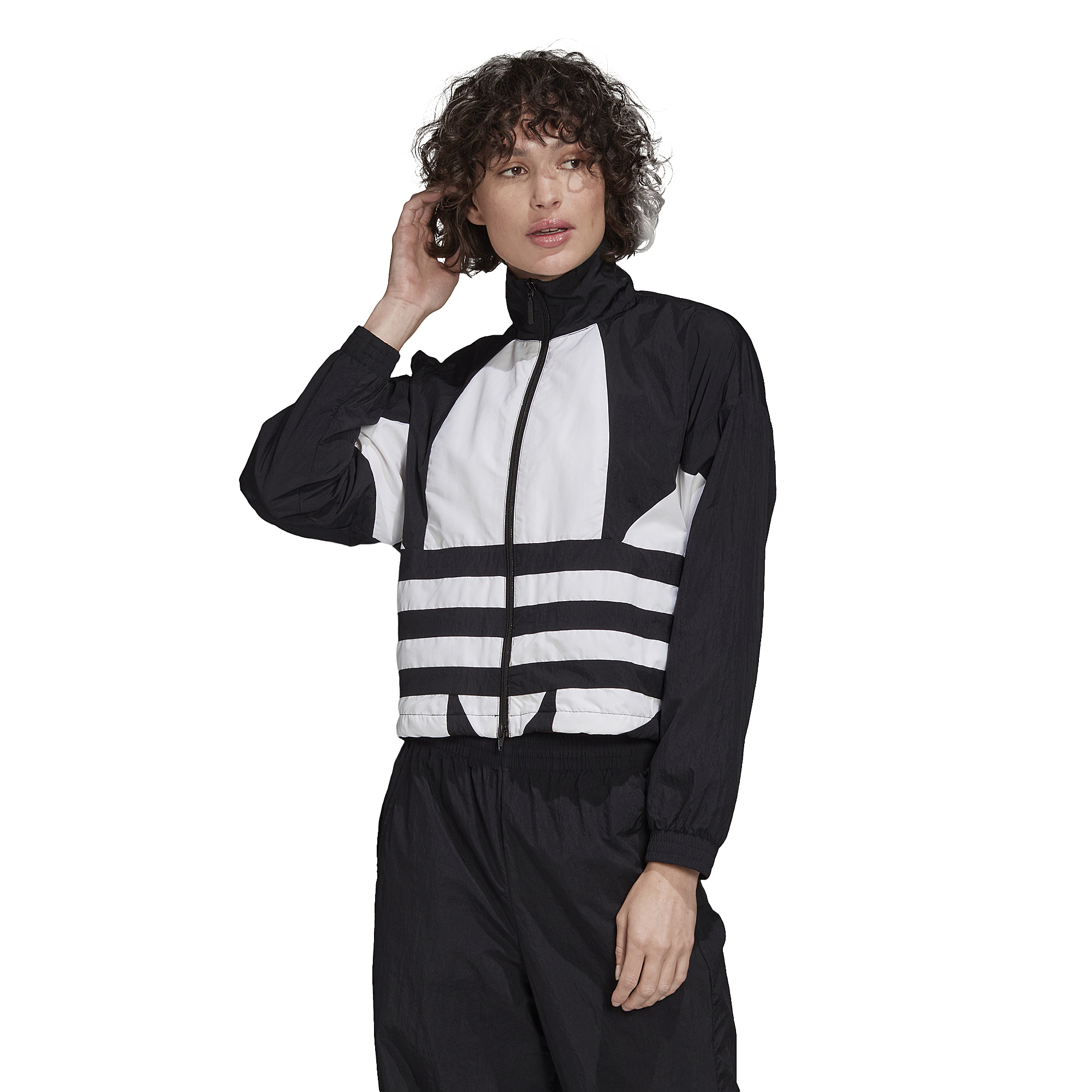 adidas trefoil track jacket
