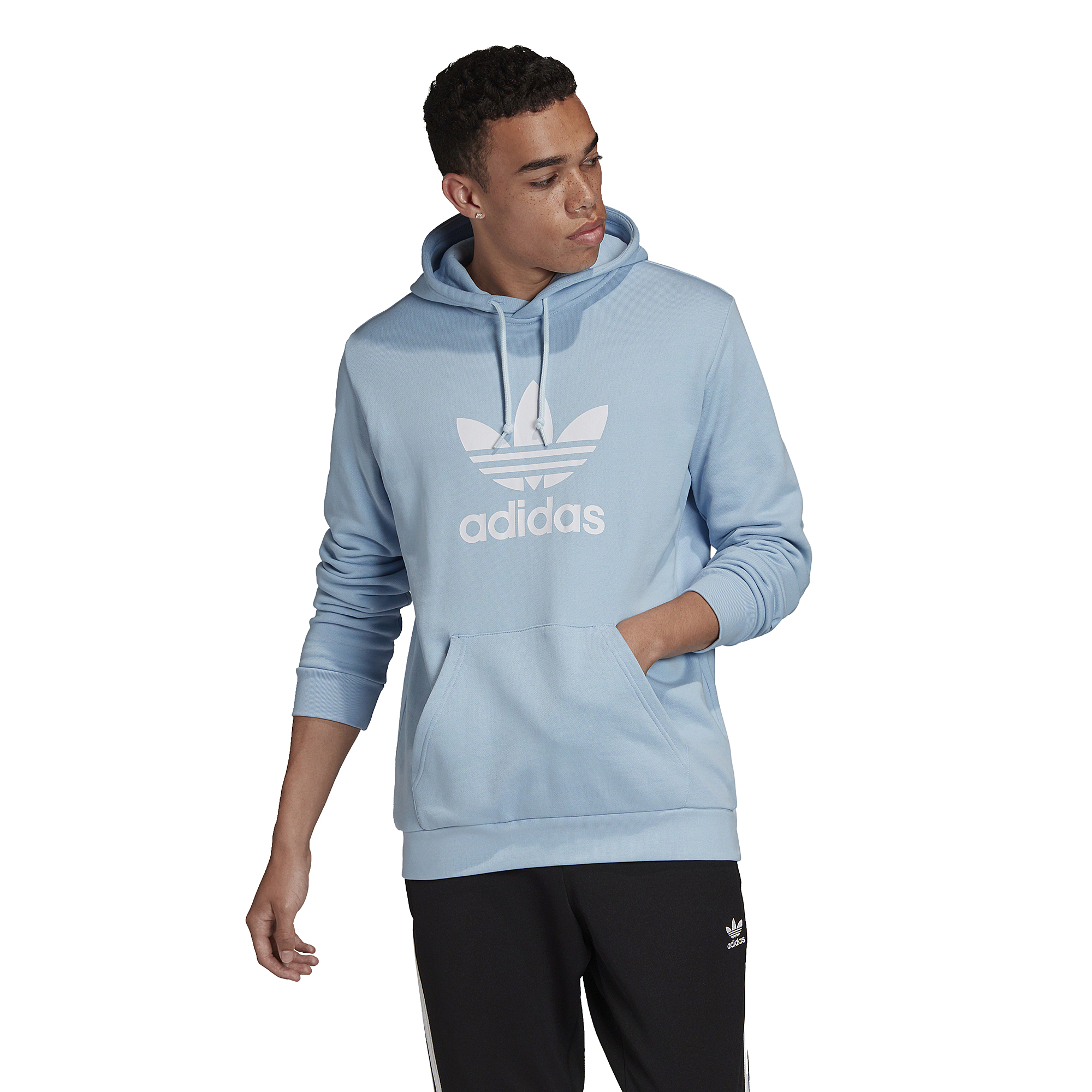 adidas trefoil hoodie sale