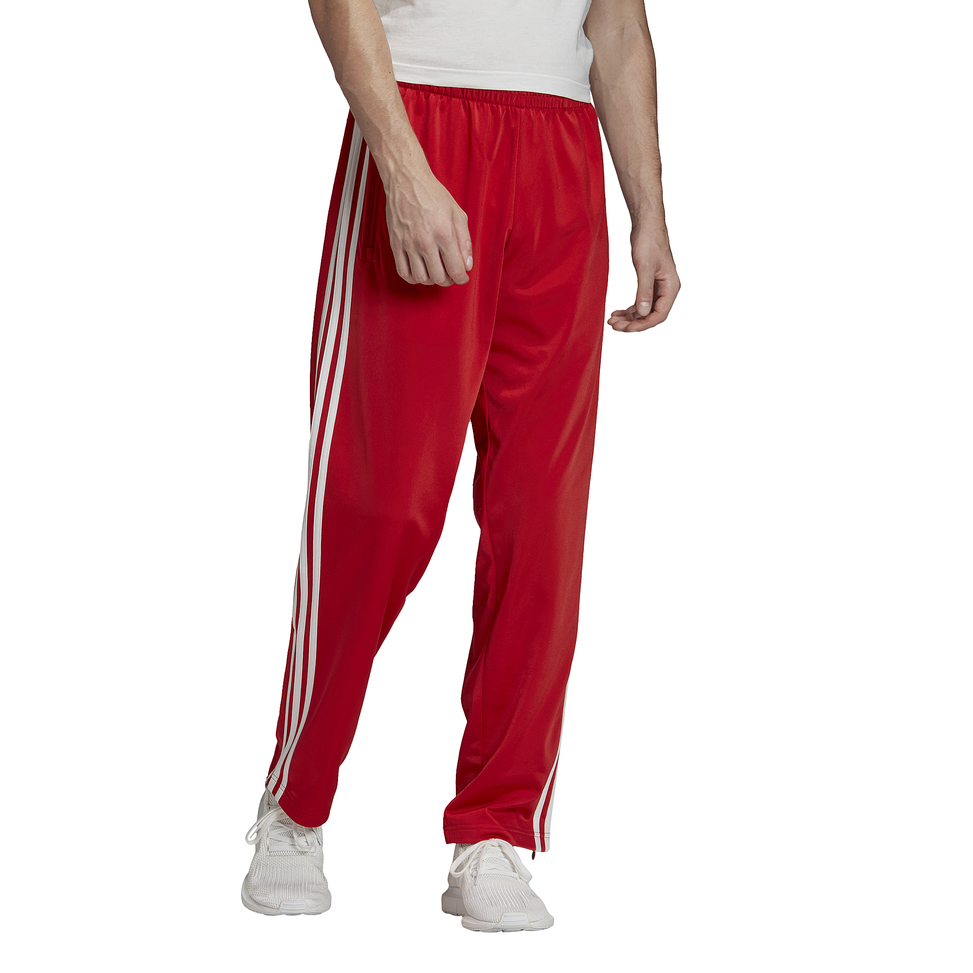 mens red adidas pants