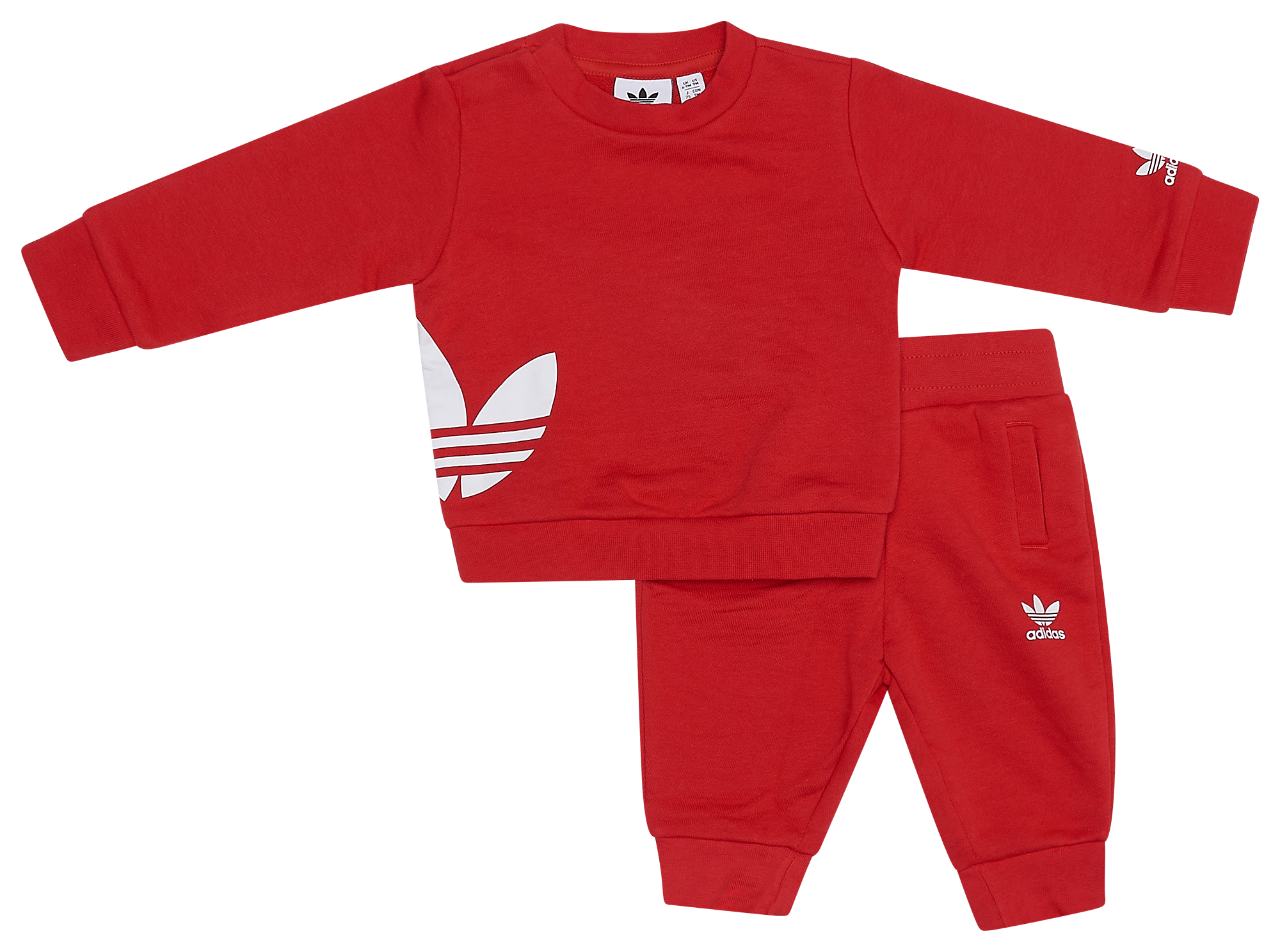 adidas trefoil crew set