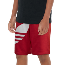 Boys' Grade School - adidas Originals Adicolor Big Trefoil Shorts - Lush Red/White
