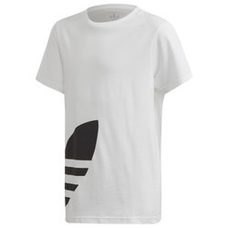 Boys' Grade School - adidas Originals Adicolor Big Trefoil T-Shirt - White/Black