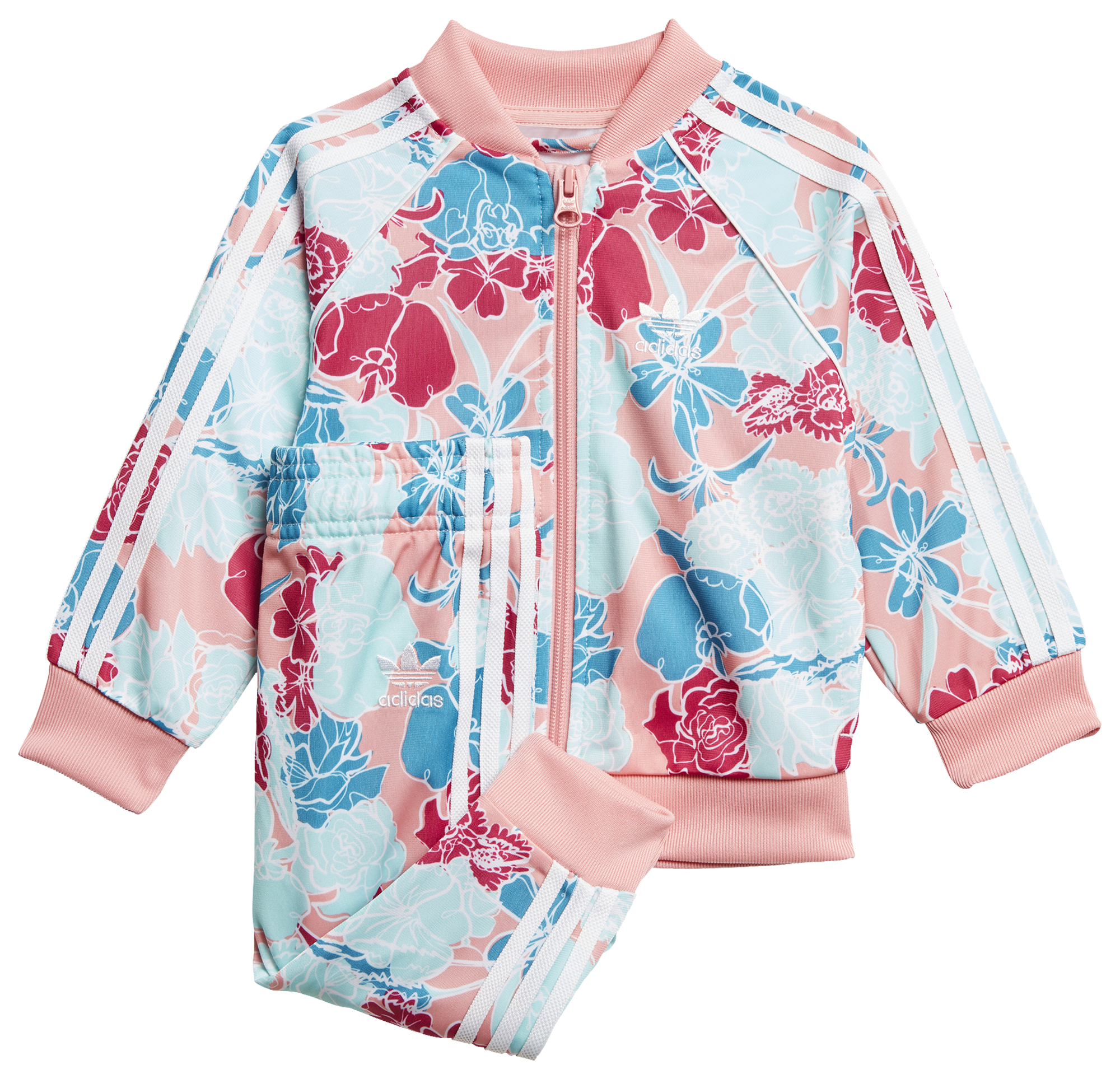 pink adidas toddler tracksuit