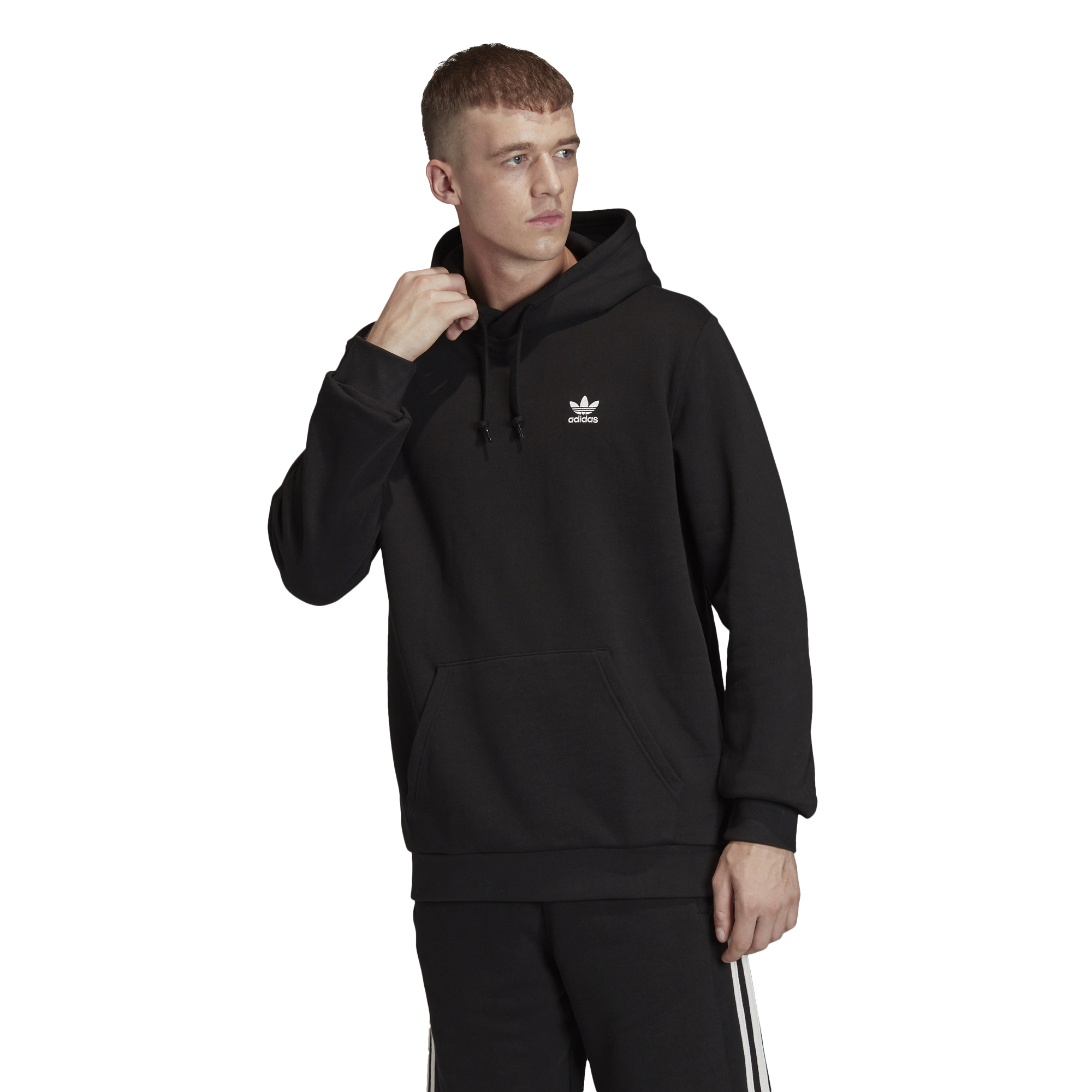 black adidas hoodie mens