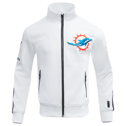 Men's - Pro Standard Dolphins Classic Track Jacket - Black/White