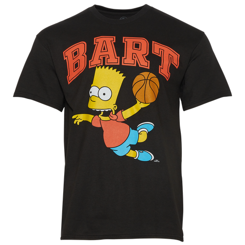 

Graphic Tees Mens Graphic Tees Ball Like Bart T-Shirt - Mens Black Size L