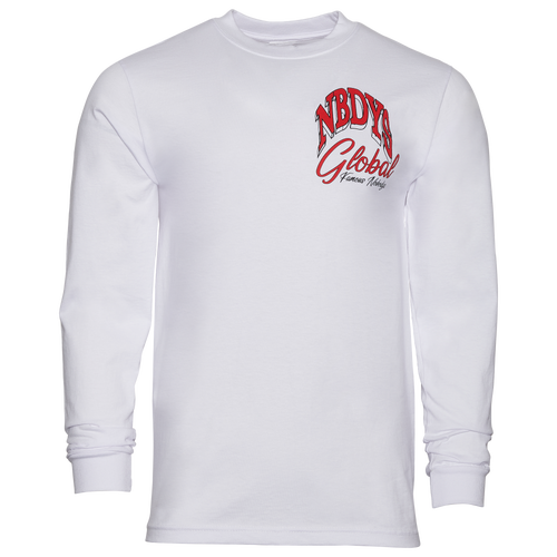 

Famous Nobodys Mens Famous Nobodys NVY We Are Long Sleeve - Mens White Size XXL