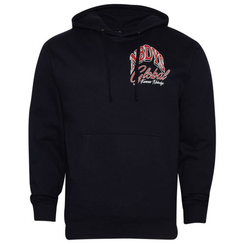 Famous Nobodys Mens  Nvy We Are Hoodie In Black