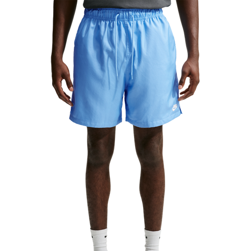  - Nike Club Flow Shorts - White/Football Blue