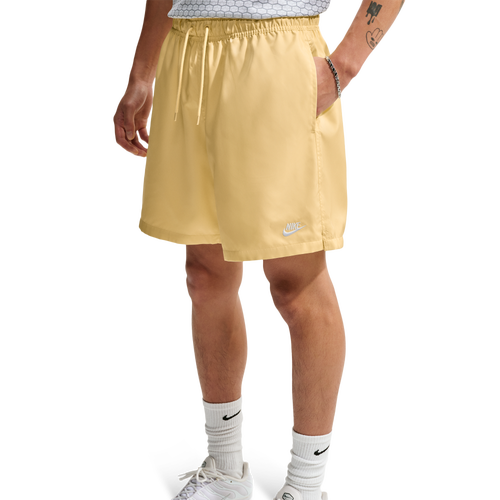 Nike Club Flow Shorts - Nike White/Soft Yellow