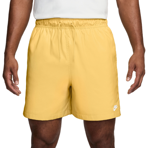 MENS - Nike Club Flow Shorts - Gold/White