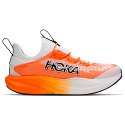 Boys' Preschool - HOKA Mach 7 - White/Orange