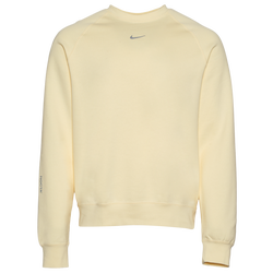 Men's - Nike NRG Nocta CS Fleece Crew - Gray/Yellow