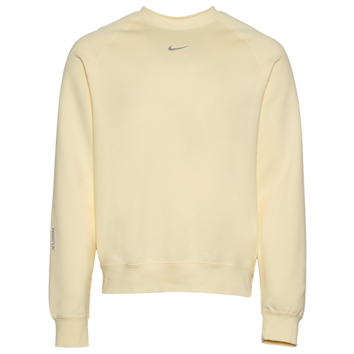 Nike NRG Nocta CS Fleece Crew - Nike Gray/Yellow