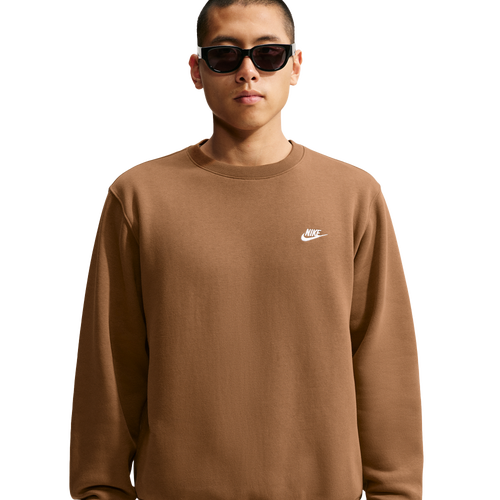  - Nike Club Crew - White/Ale Brown