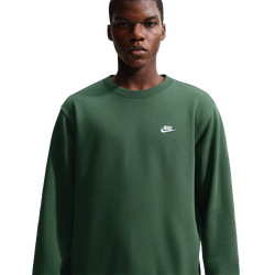 Men's - Nike Club Crew - Fir/White