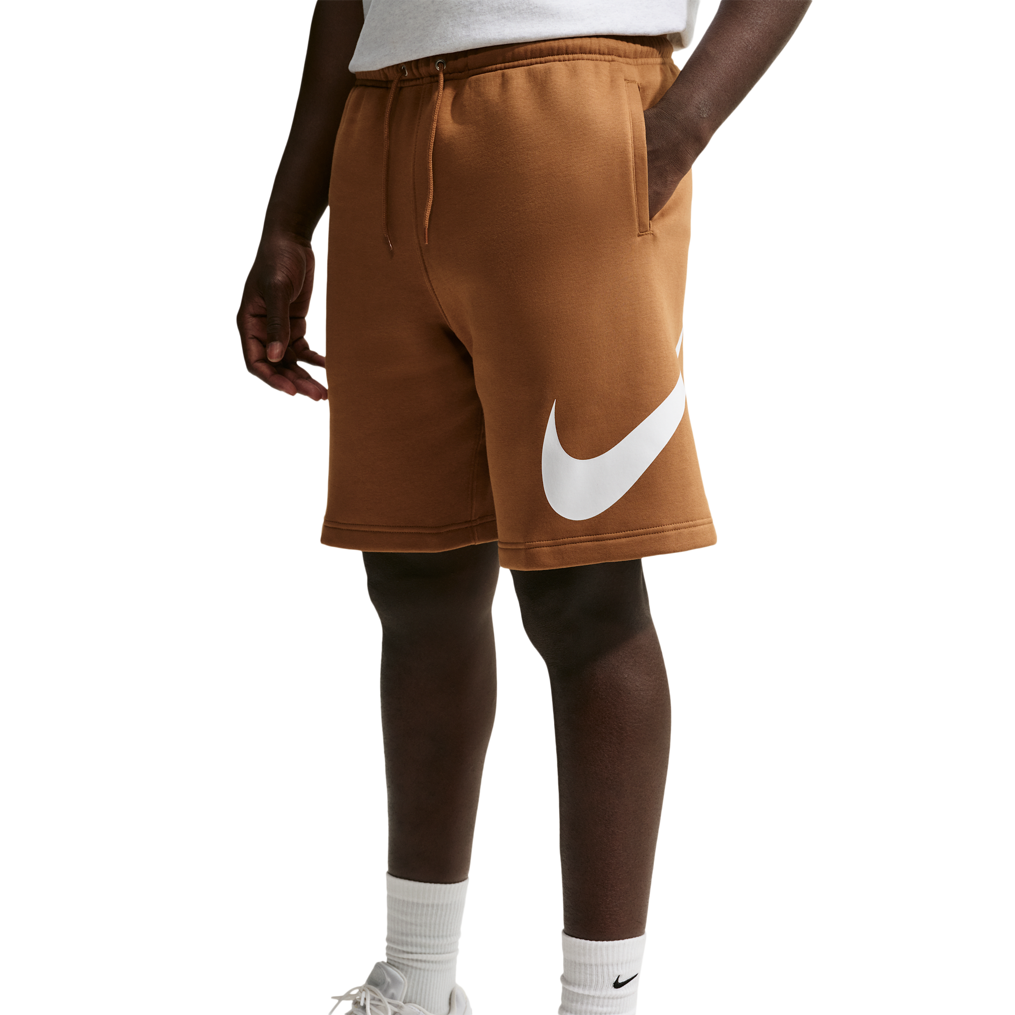 Nike Solo Swoosh Fleece Shorts - Men's | Foot Locker