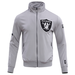Men's - Pro Standard Raiders Classic Track Jacket - Gray