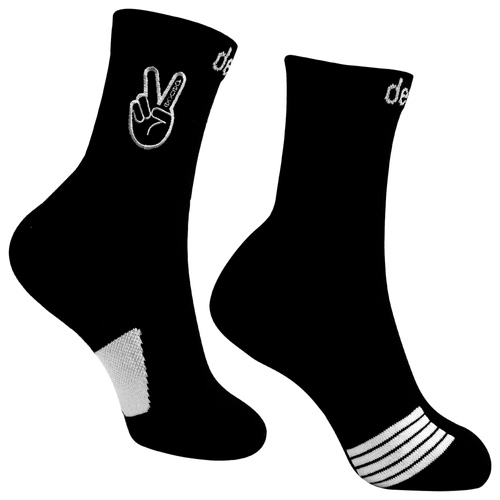 MENS - Deuce Mid Performance Socks - White/Black