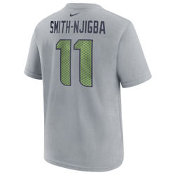 Boys' Grade School - Nike Seahawks NFL Rival JS11 Short Sleeve T-Shirt - Gray