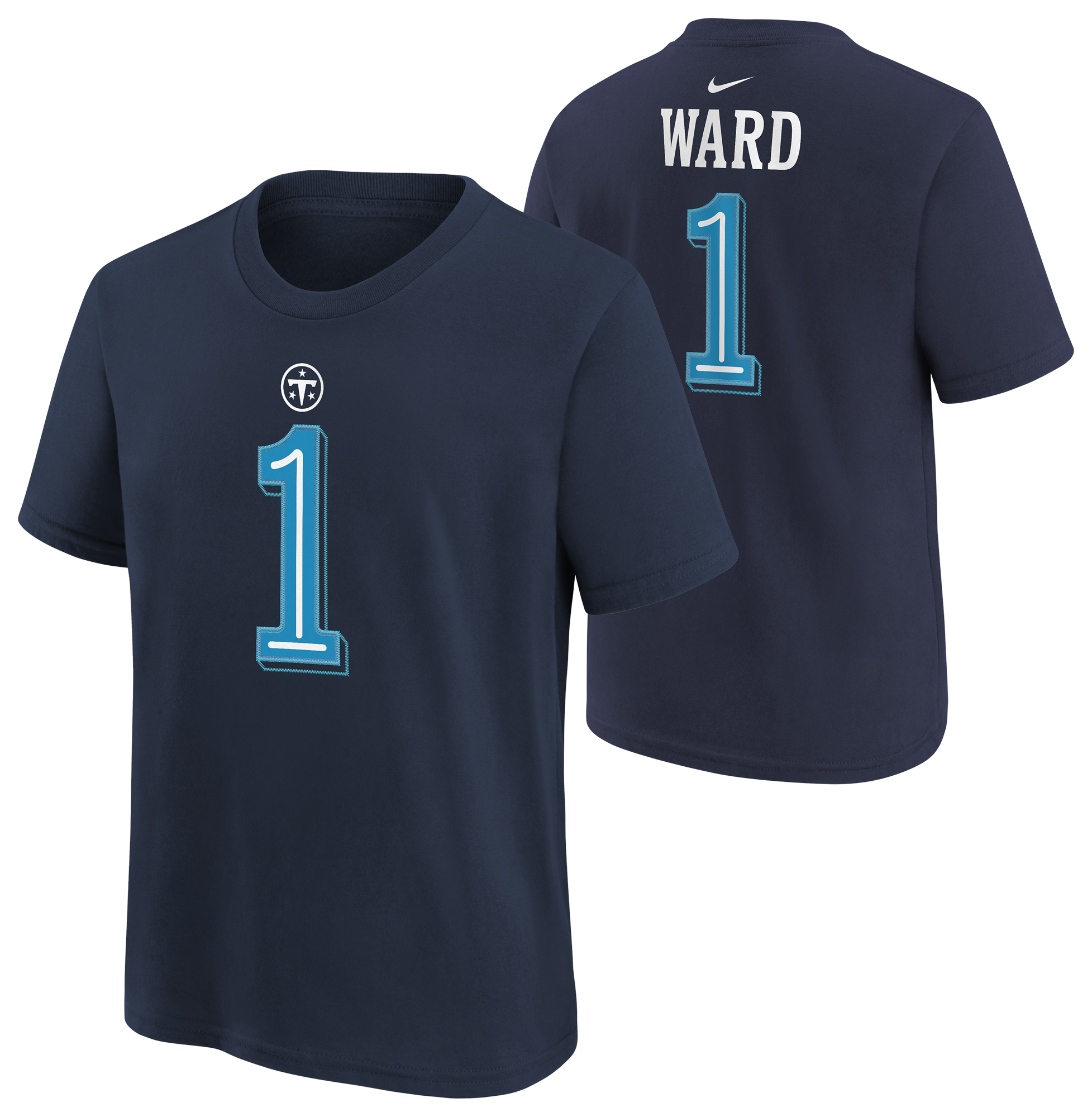 Nike Titans NFL Rival Short Sleeve T-Shirt - Boys' Grade School
