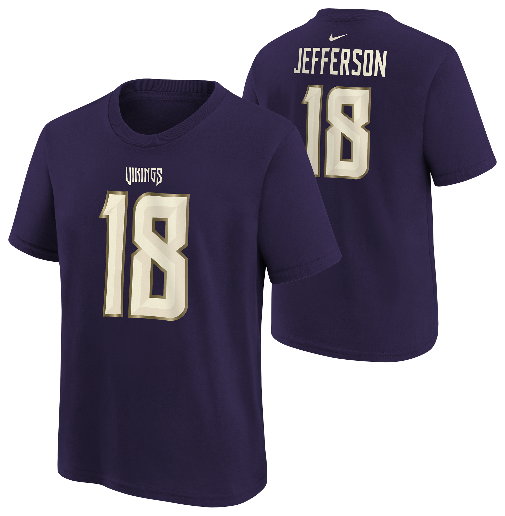 Nike Vikings NFL Rival Short Sleeve T-Shirt - Boys' Grade School