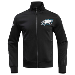 Men's - Pro Standard Eagles Classic Track Jacket - Black