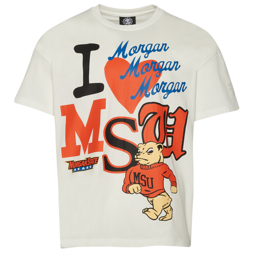 

For The Fan Mens For The Fan I Heart Morgan T-Shirt - Mens White/Multi Size XXL