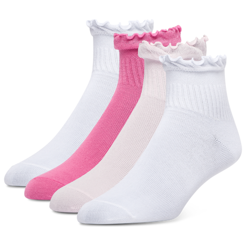 Lckr Youth   Ruffle Socks 4 Pack In Multi