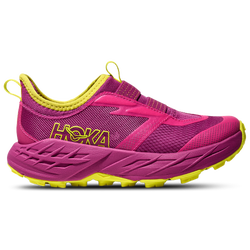 Girls' Preschool - HOKA Mach 7 - Pink/Yellow