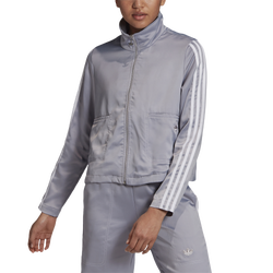 Womens - adidas Originals C Lights Track Jacket - Grey/White