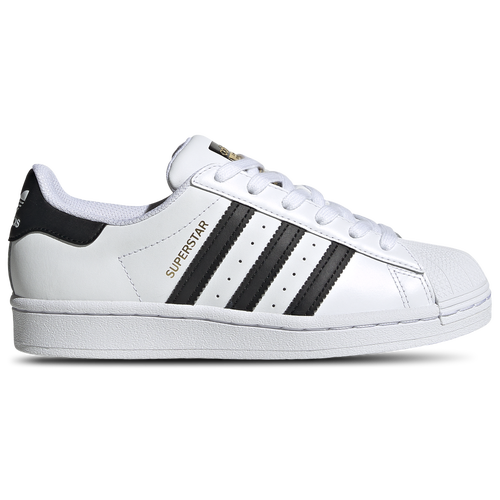 Shop Adidas Originals Boys  Superstar In White/black/gold