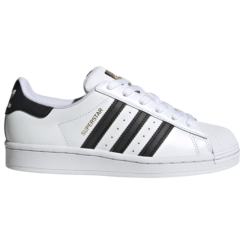 Shop Adidas Originals Boys  Superstar In White/black/gold