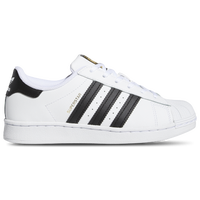 White superstar clearance with silver toe