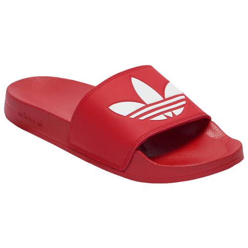 

adidas Mens adidas Originals Adilette Slide - Mens Shoes Scarlet/White/Scarlet Size 07.0