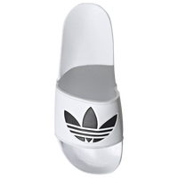 adidas Argentina Adilette TND Slides - Black & White with Light Blue -  SoccerPro