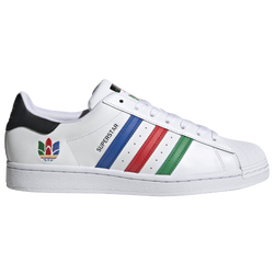 Men's - adidas Originals Superstar - White/Green/Black