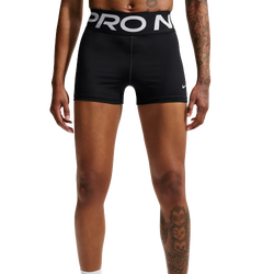 Women's - Nike Pro Sculpt Dri-FIT High-Rise 3In Short - Black/White
