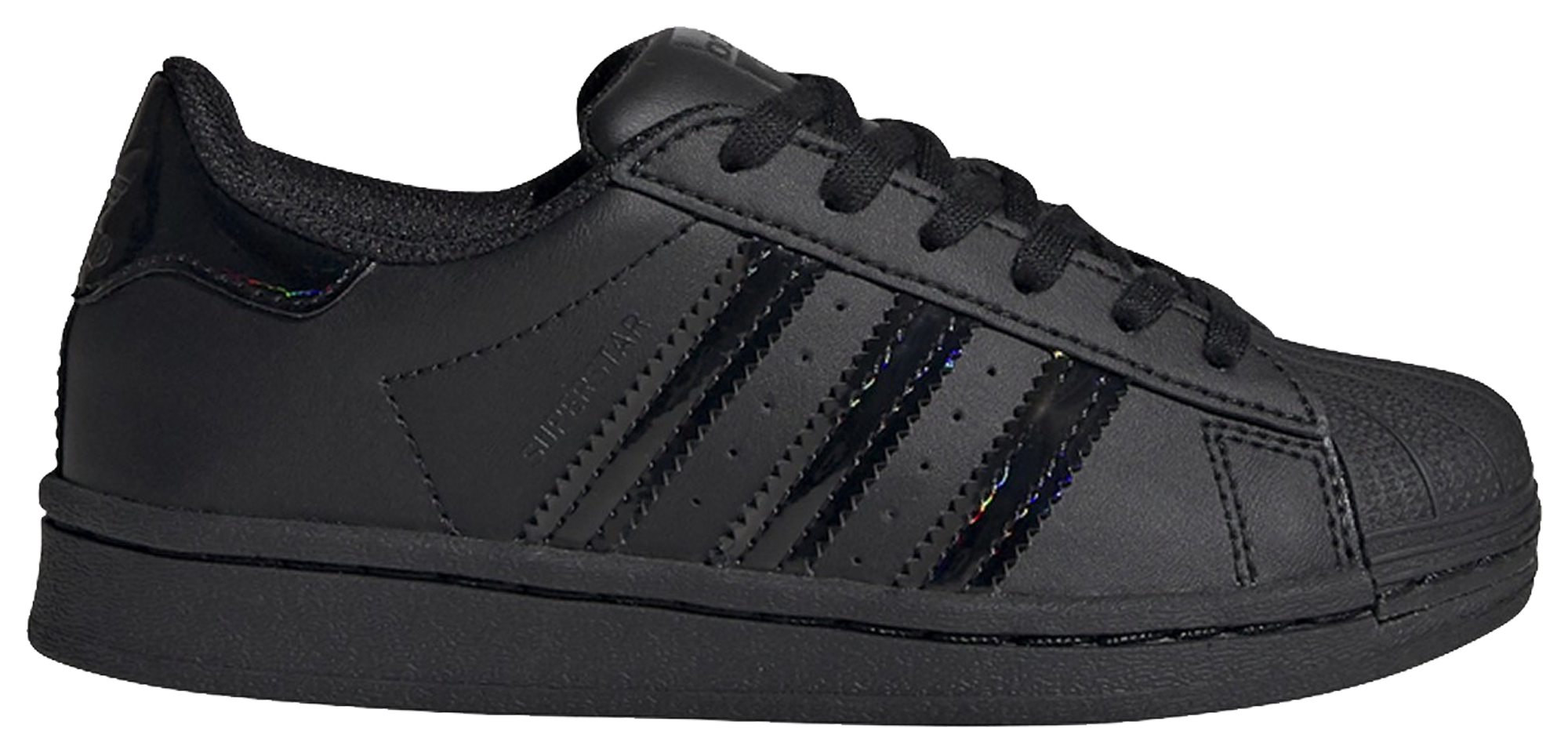 womens black adidas superstar