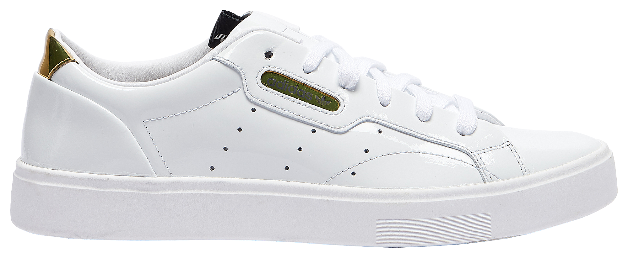 adidas sleek white diva gold