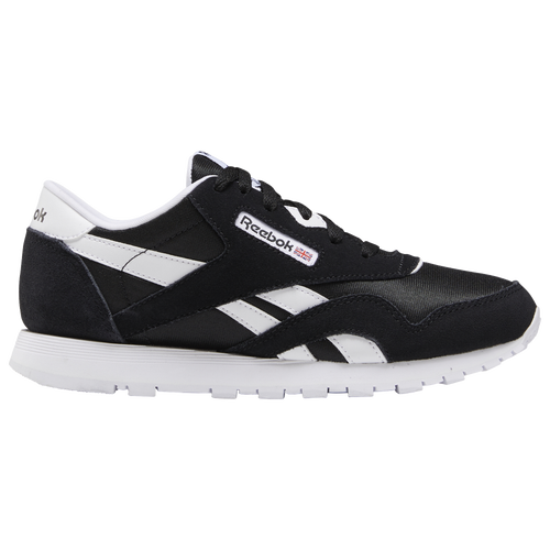 BOYS - Reebok Classic Leather Nylon - Black/White