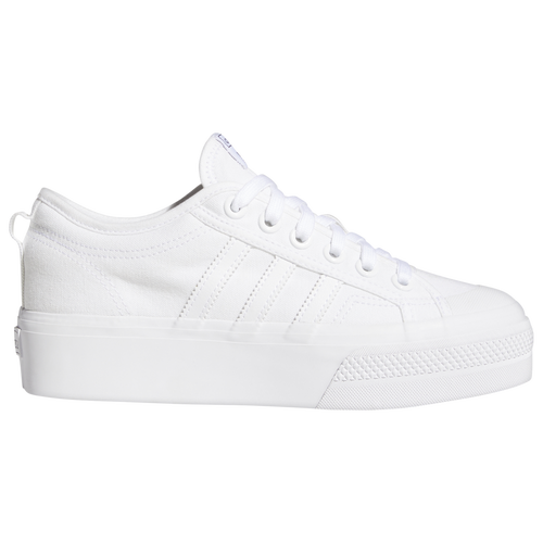 

adidas Originals Womens adidas Originals Nizza Platform - Womens Basketball Shoes White/White Size 8.5