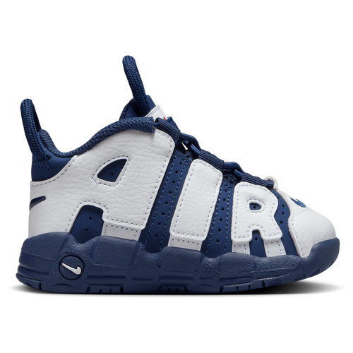 BOYS - Nike Air More Uptempo - White/Navy Gold