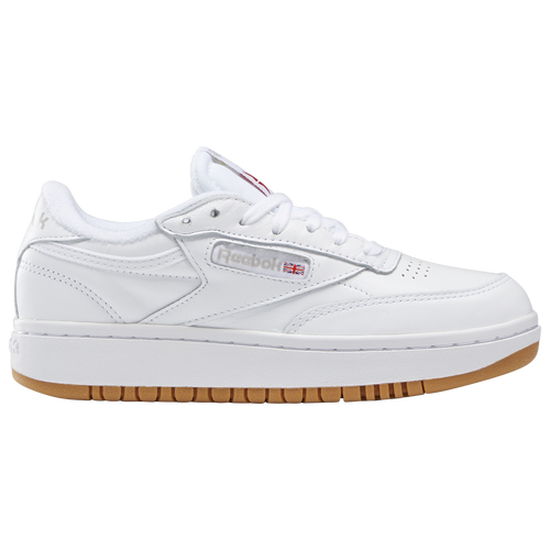 

Reebok Womens Reebok Club C Double - Womens Shoes Gum/White Size 10.0