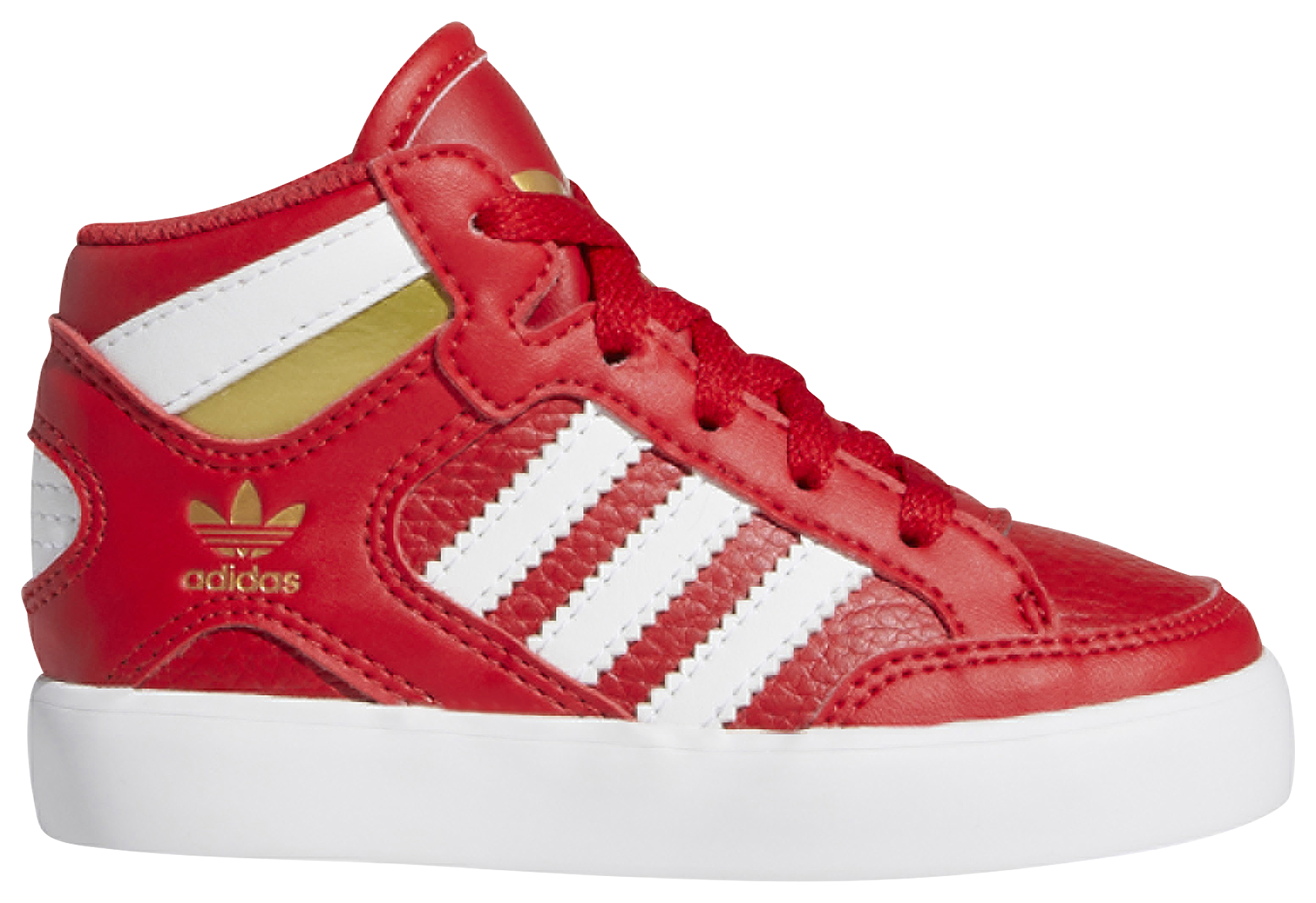 red adidas shoes high tops