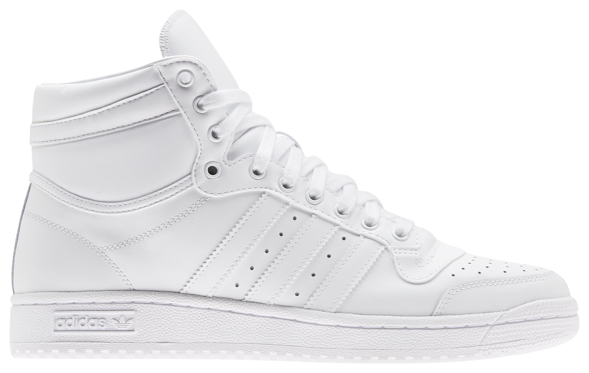 mens white high top adidas