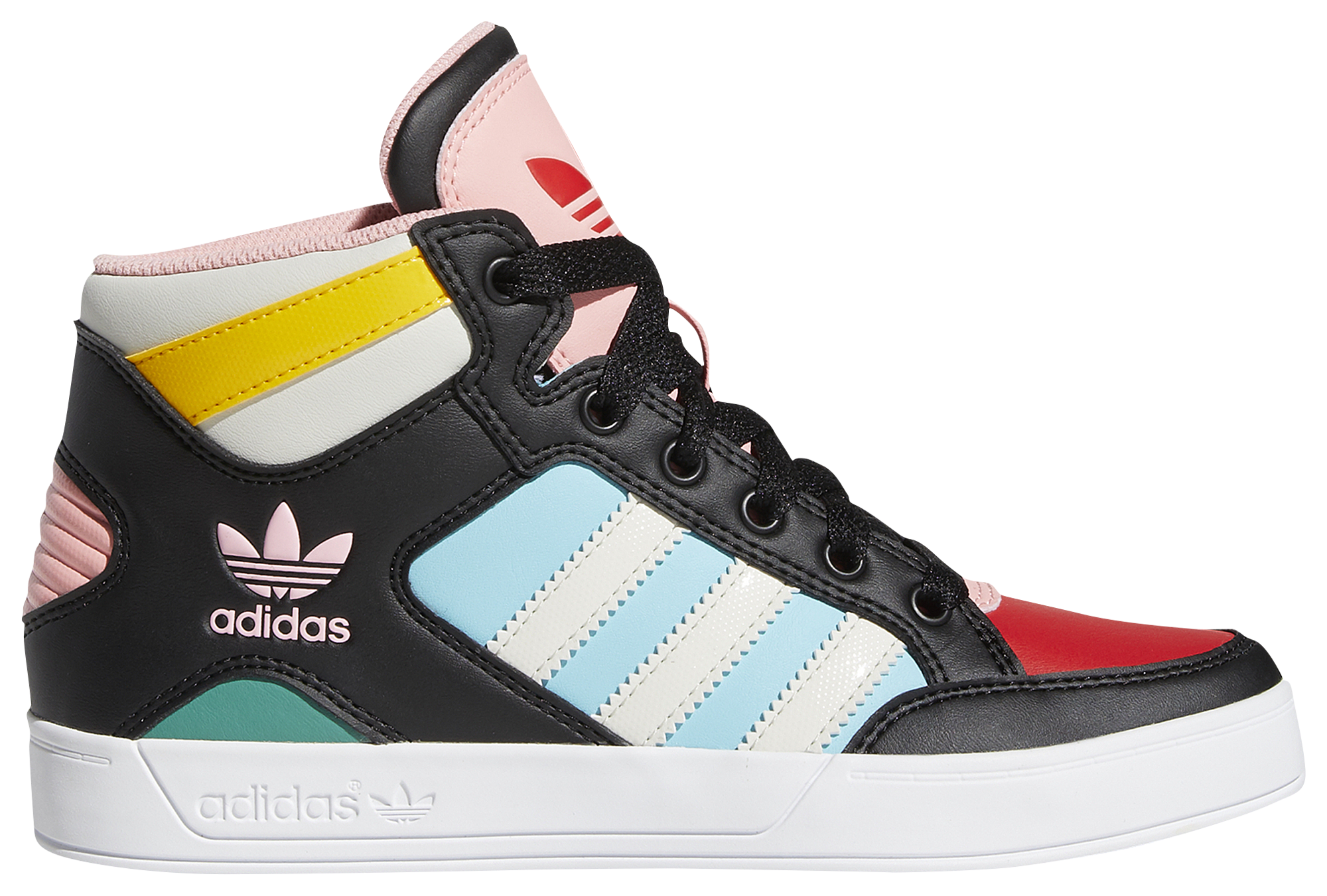 adidas girl high top shoes